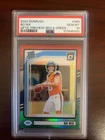 2024 Panini Donruss Rated Rookie Bo Nix #369 Optic Red & Green Prizm PSA 10