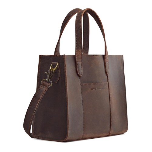 Leder Umhängetasche Beuteltaschen für Damen Umhängetasche Top Griff Handtasche Schulter... - Bild 7 von 7
