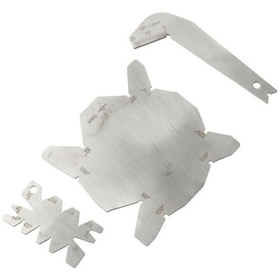 3pcs Angle Gauge Drill Bits, Hand Measure Tools S/S Angle Measuring Sharpener...