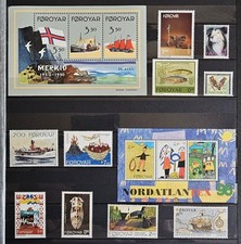 TIMBRES Îles Féroé lot de 16 timbres neufs