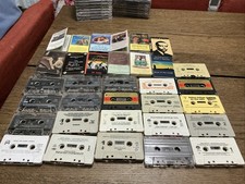 Lot - 32 Misc Cassette Tapes Pre-Owned Vintage-Deep Purple-Guns N Roses-SEE PICS