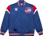 Mitchell & Ness Winnipeg Jets Heavyweight Satin Jacket NHL College Jacket