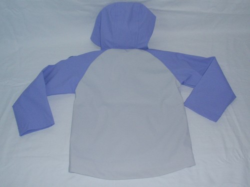 NWT Lands End Kids Rainslicker Rain Jacket Purple Water Resistant Lined Sz 4 - Picture 12 of 14