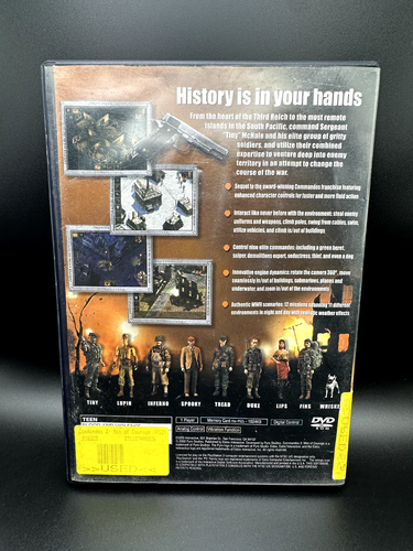 Commandos 2 Men of Courage Game W/Manual PS2 Sony PlayStation 2 CIB - Picture 2 of 4