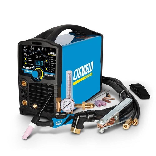Cigweld Weldskill 180 ACDC TIG STICK Welder + Torch +Regulator Welding W1008195 - Picture 2 of 8