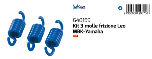 LeoVince 3 Molle Rinforzate per Frizione Sym GTS Joymax 125 2007 2008 2009 2010 - Foto 3 di 3