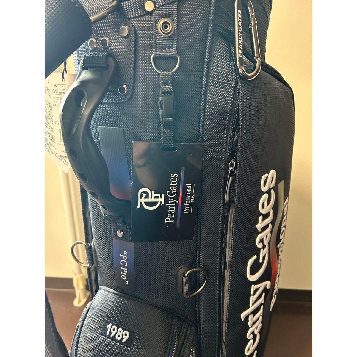 PEARLY GATES PG PRO Stand Type Caddy Bag Navy 46inch Compatible