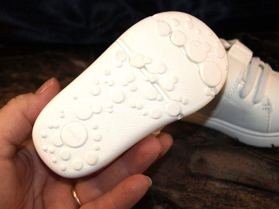 NEW 5M Girls CARTER'S Shoes w sparkle pink heart Super Cute - no box - Image 4 of 4