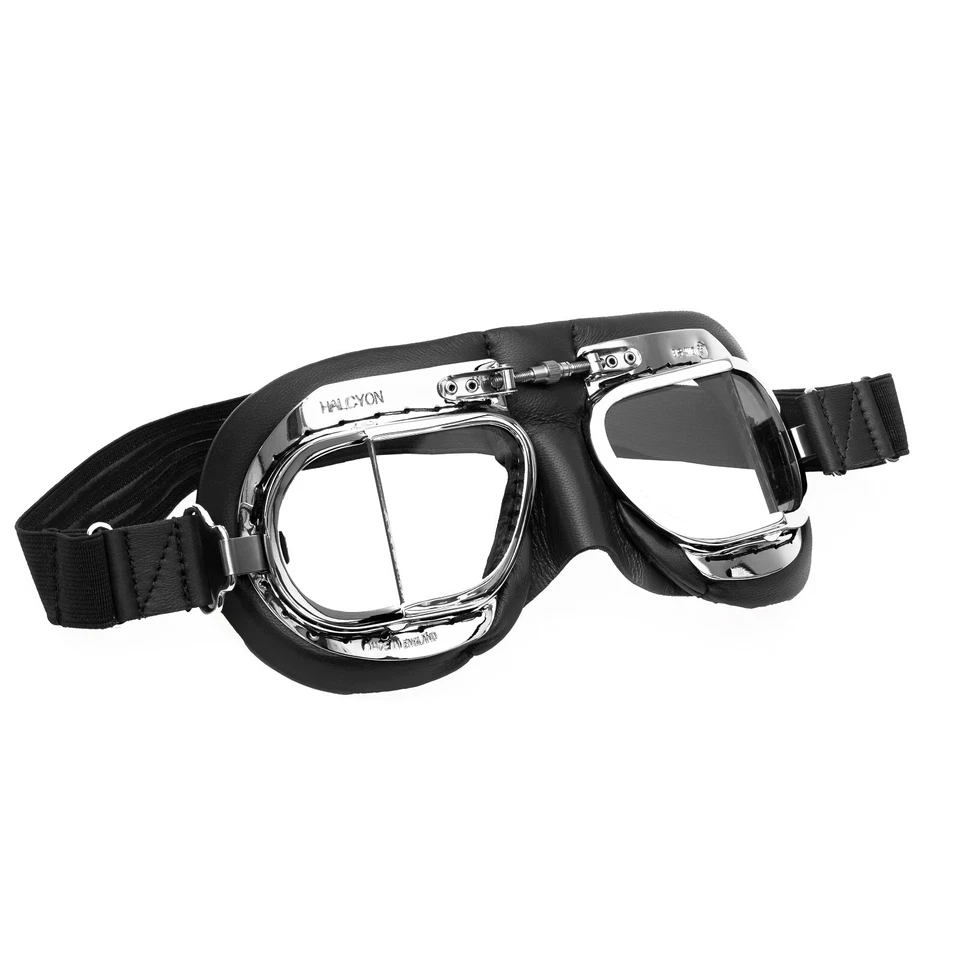Halcyon Gafas Clásicas MK49 Mark49 Motocicleta Moto Gafas Gafas Nuevas Foto 2 de 4