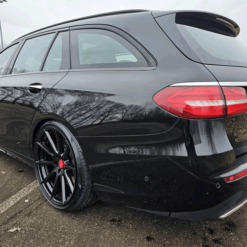 20 Zoll T3 concave Felgen 8,5+10x20 5x112 ET30-35 in schwarz für Mercedes - Bild 5 von 8