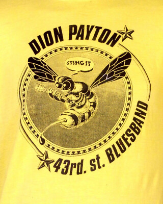 VTG DION PAYTON Albert King Shirt Short Sleeve Yellow Unisex S-3XL CC3961