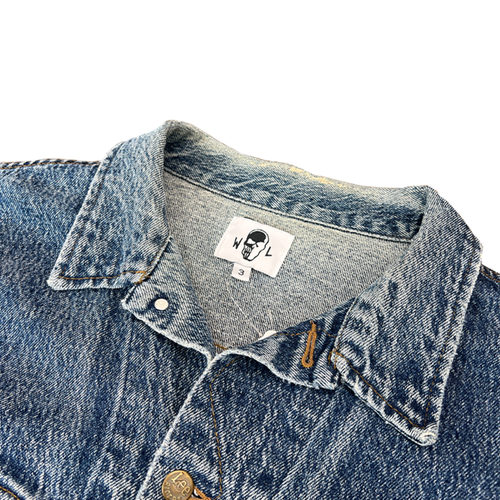 Warren Lotas Pistolero Denim Jacket - Blue - Picture 5 of 5