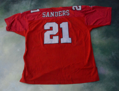 Mitchell & Ness NFL Atlanta Falcons Deion Sanders #21 Jersey Size