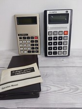 OLYMPIA CD 45 Calculator Vintage & OLYMPIA 86340 Both Spares Or Repairs 