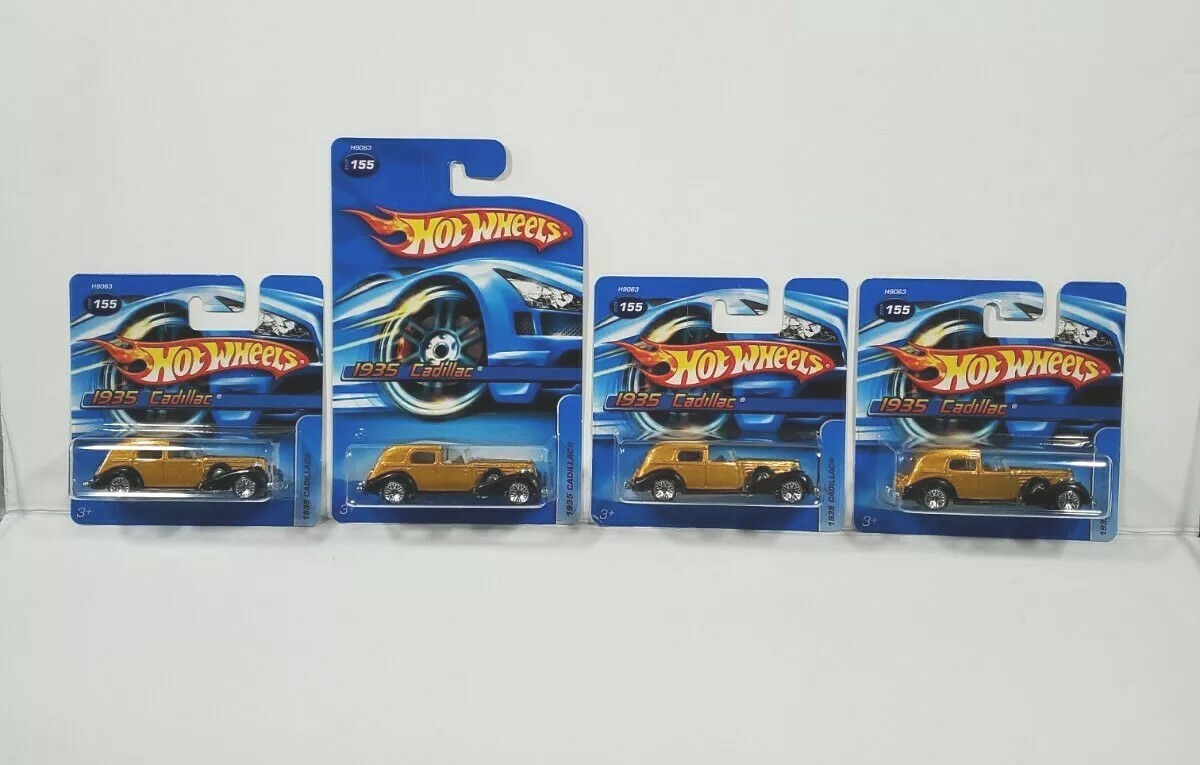 Hot Wheels 1935 Cadillac 'Lace Wheels' Collectible Diecast Car - 1:64 Scale (Mattel #2005-155)
