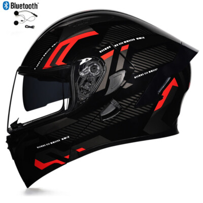 Modulaire motorhelm met bluetooth, geïntegreerde motorhelm