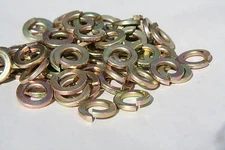 140 PIECES  1/4 THRU  1/2  MED SPLIT LOCK WASHER GRADE 8 Z/Y ASSORTMENT