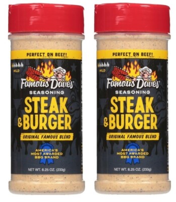 Famous Dave's Steak and Burger Seasoning Original Blend,
