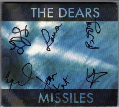 THE DEARS - Missiles CD Dangerbird Records 2008 Signed