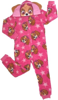 Paw Patrol Spiderman Schlafanzug - Fleece Onesie Für Jungen | Leuchtender Pyjama Gr. 110-116