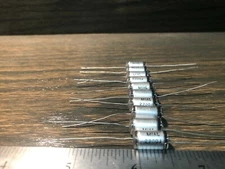 (Lot of 10) NOS Mial Polystyrene Capacitors 2200pf 630v Film/Foil type for Audio