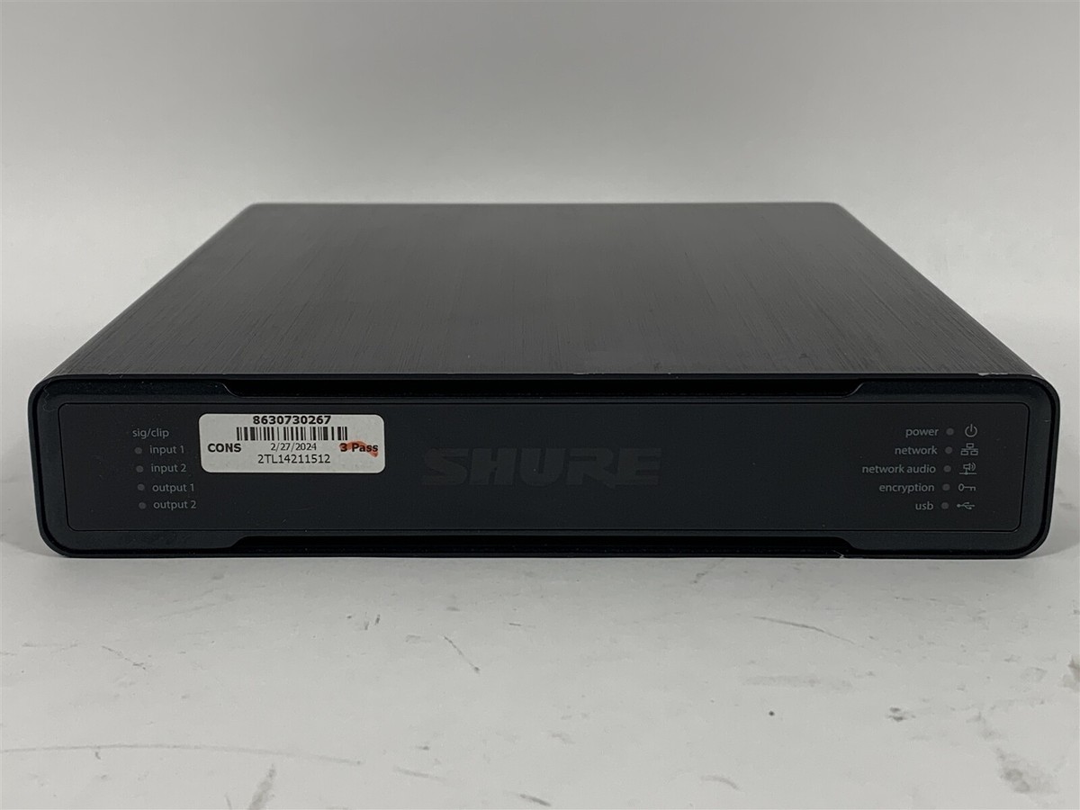 SHURE P300-IMX IntelliMix オーディオ会議プロセッサー Shure IntelliMix P300-IMX Audio Conferencing Processor