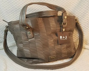 Details About Nwt R J Romeo And Juliet Farrah Grey Handbag With Cross Body Strap New Purse