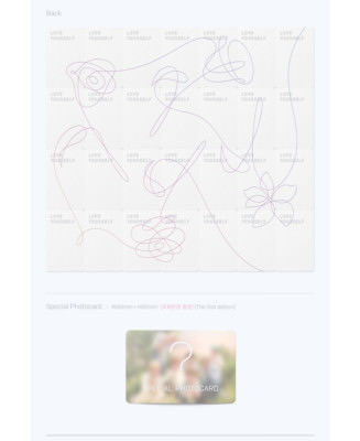 BTS love yourself 承 her BTS 4形態セット ノート付き BTS - LOVE YOURSELF 承 'Her' 4 version Set + Store Gift
