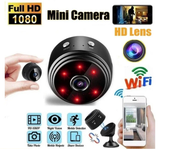Mini WiFi A9 Camera 1080P HD Wireless Security Smart Home Remote Monitoring