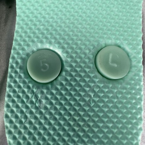 Old Navy Flip Flops Toddler Unisex Size 5 Mint Green NWOT Elastic Back Strap - Picture 10 of 11