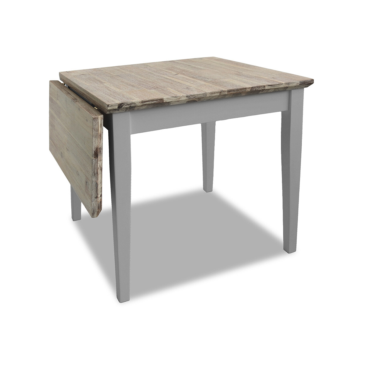Florence square extended table (75-110cm). White extending kitchen table. Quality extending table with thick wooden top. 35 FLORENCE, Stunning Rectangle Extended Kitchen Dining Table