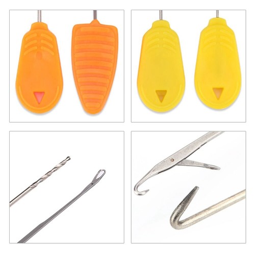 4Pcs/Set Carp Fishing Bait Rig Tool Stringer Hook Needles - Picture 2 of 14