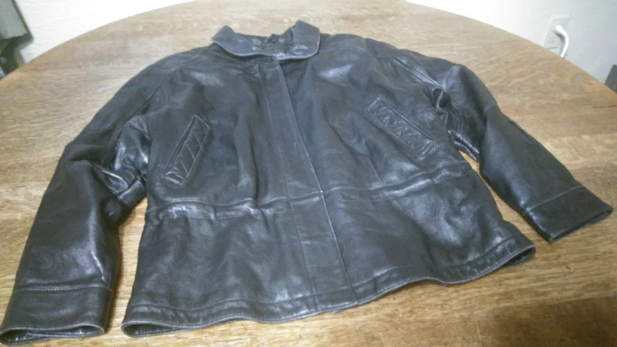 Michael lawrence sale leather jacket