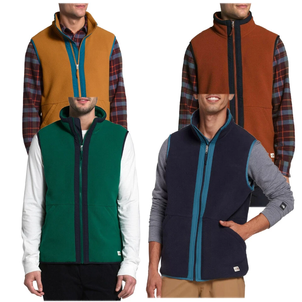 Chaleco para hombre The North Face cremallera completa bolsillos delanteros Carbondale ropa exterior informal Top