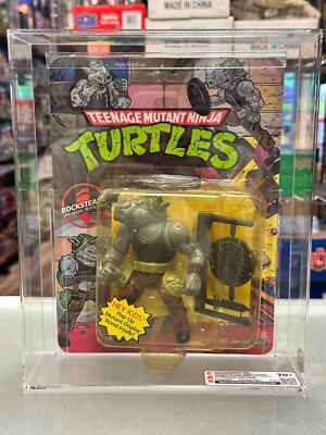 1988 Rocksteady Soft Head (TMNT Mutant Ninja, Playmates) GRADE: 70