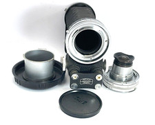 Exc.Carl Zeiss Biogon 21mm f/4.5 Contarex Mount With Zeiss Macro Bellows caps.