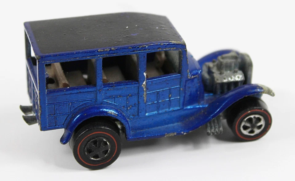 Ford Woody 1968 vintage original RedLine Hot Wheels CLASSIC 31 EE. UU. Red Line Foto 2 de 4