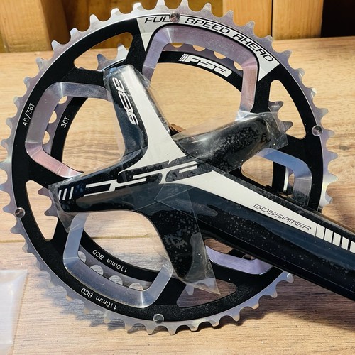 FSA Gossamer BB386EVO 172.5 Road Crankset 46 36 10/11 Speed - Picture 2 of 11