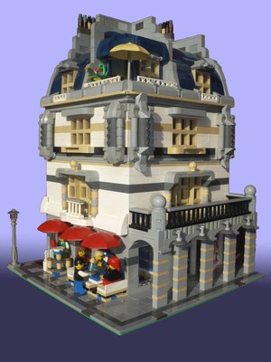 Alternate Build Lego 10243 Moc LEGO MOC Wine Degustation 10243