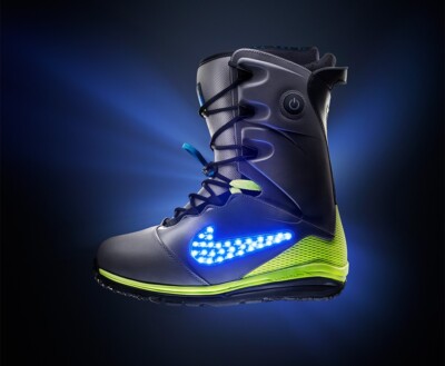 NIKE SNOWBOARDING／LUNARENDER／24cm／希少品 Nike LunarEndor QS LED Snowboarding Boots, Canyon Grey/Blue