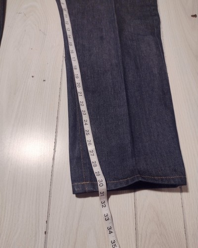 Levi’s 501 Jeans Men’s Size 42x34 Dark Denim Straight Leg Button Fly Red Tab - Picture 8 of 10