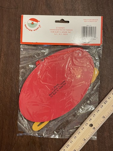 DISNEY KURT ADLER LION KING MUFASA Simba WOODEN CHRISTMAS Just Like Dad ORNAMENT - Picture 3 of 4