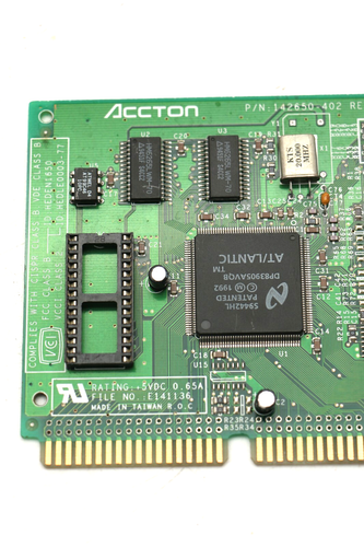 Accton 142650-402 090 S26361-D810-V1 Isa Bnc Netzwerkkarte LAN Karte /MAIN300 - Bild 2 von 5