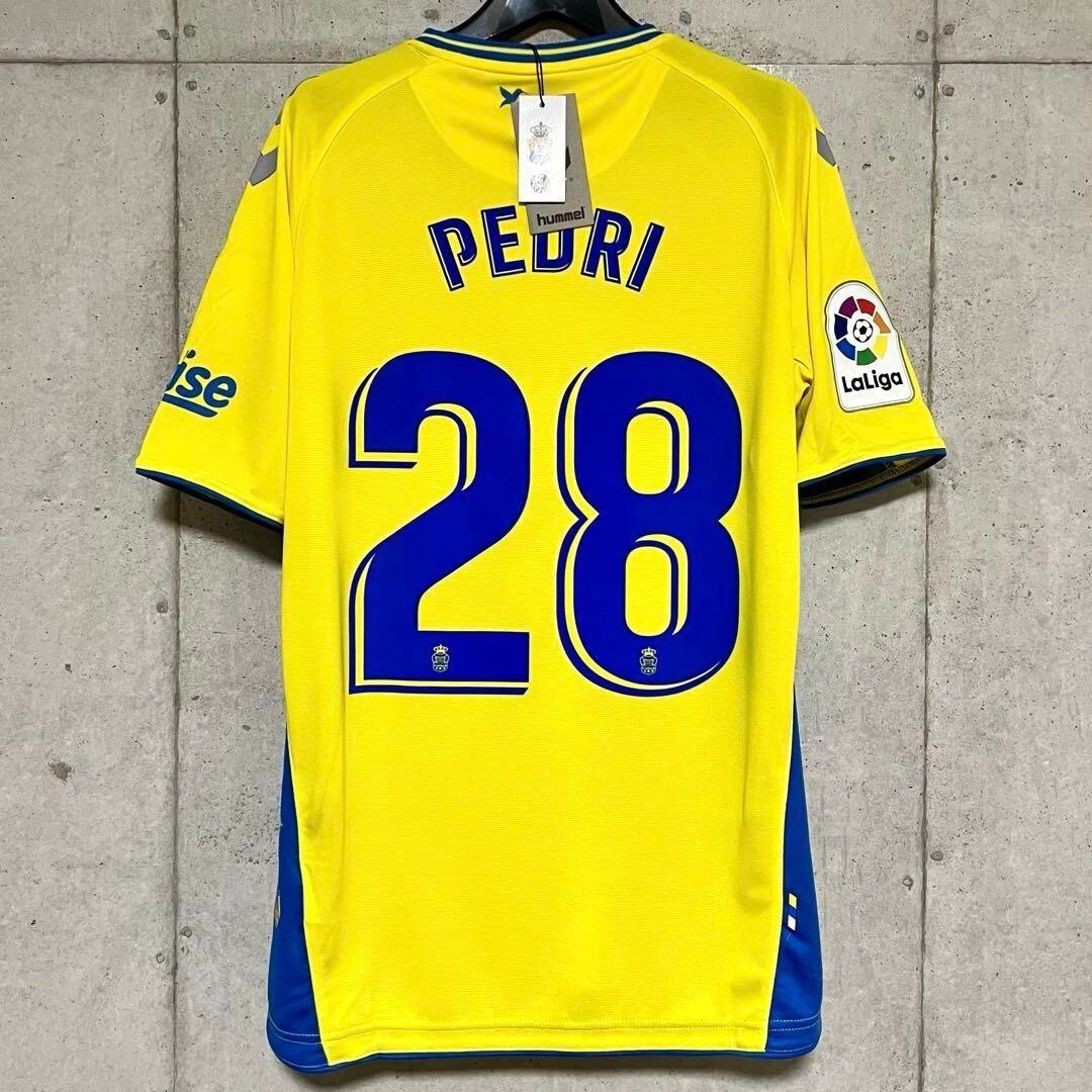 hummel ラスパルマス PEDRI 28 シャツ 2020-21 Las Palmas Home Shirt Pedri #28 (XL)