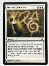 Austere Command NM The List Reprints Magic: The Gathering MTG Regular