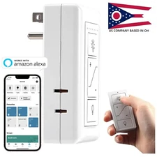 Smart Plug in Outlet Dimmer with Remote Voice Control Bluetooth Work with Alexa