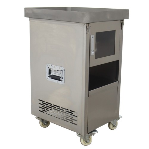 110V 8mm Meat Grinder Stainless Steel 400kg/h with Trays & Foot Brakes Wheels - Picture 21 of 24