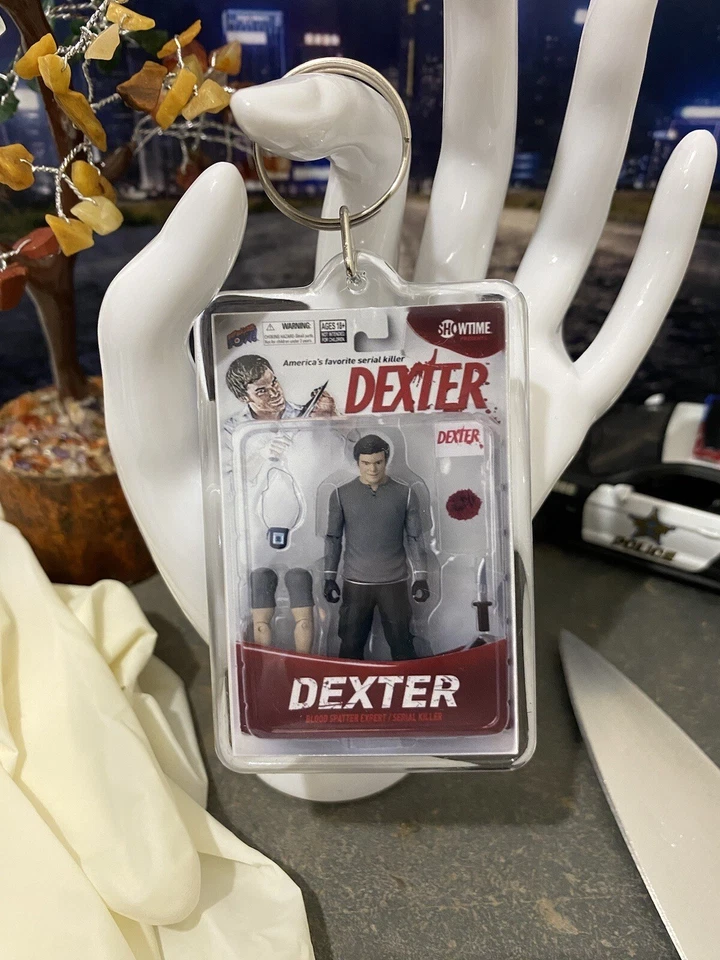 Dexter Morgan Action Figure - Tribute Keychain - Novelty Key Ring - Image 3 of 4