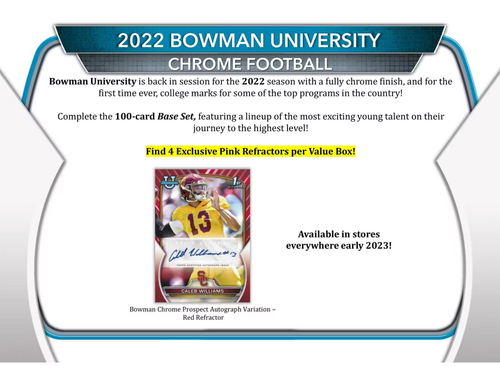 2022 Bowman Chrome University Factory Sealed BLASTER BOX - FREE SHIP -- LOADED - Picture 5 of 5