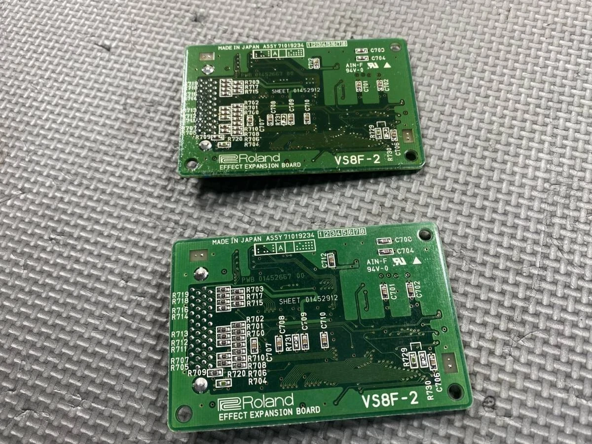 ROLAND VS8F-2 EFFECT EXPANSION BOARD Set of Two | eBay